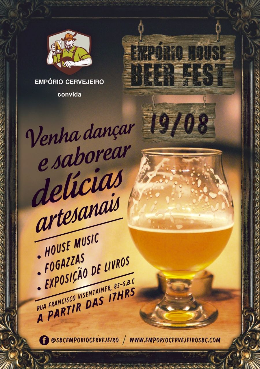 Cartaz Empório House Beer Fest